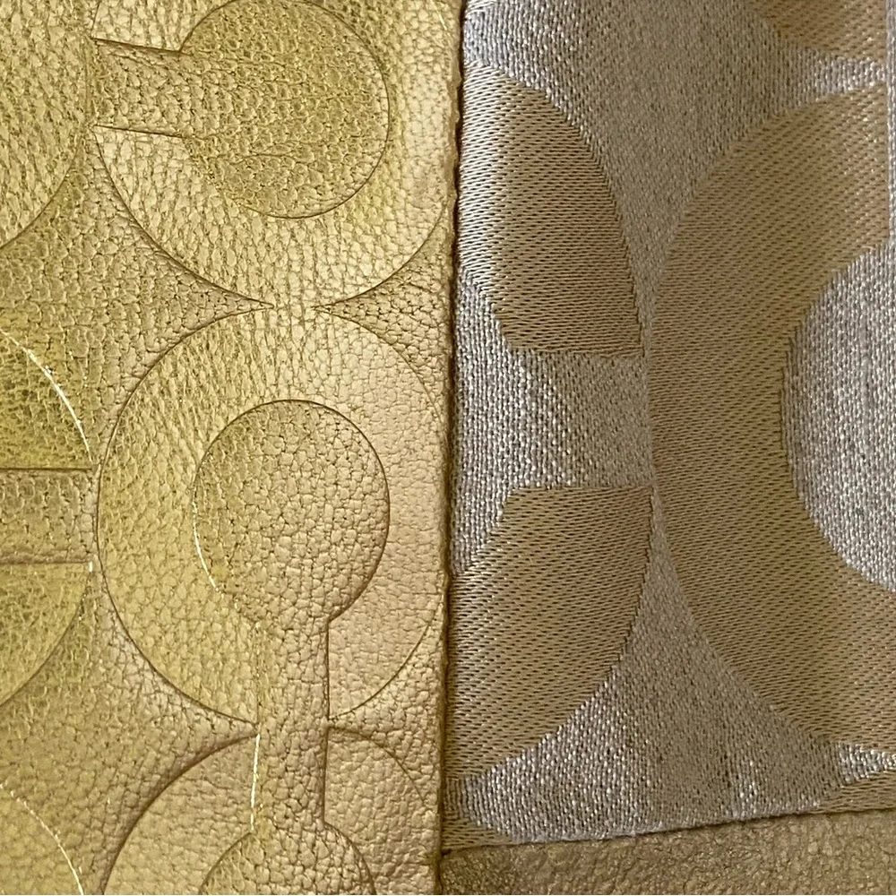 Coach Gold Patchwork Shoulder Bag - Picture 3 of 12